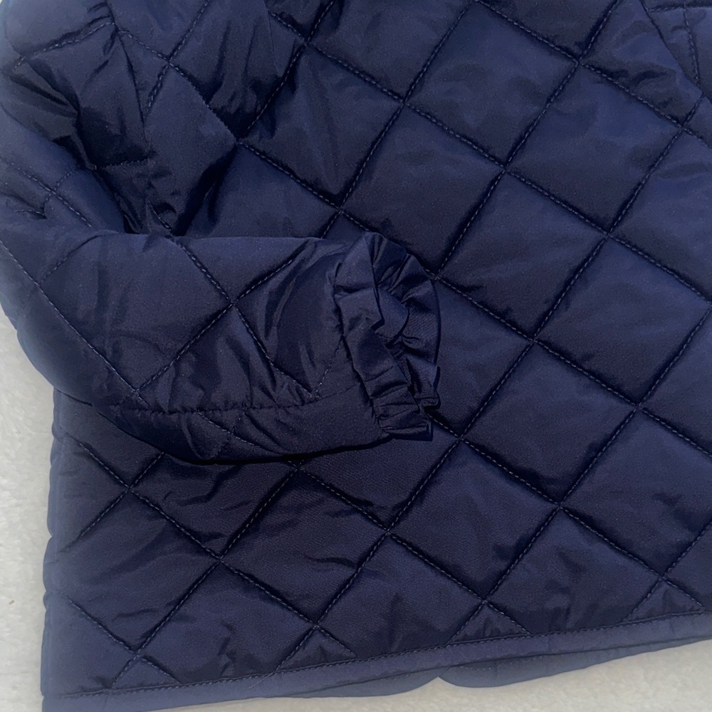 JANIE AND JACK The Quilted Ruffle Collar Jacket - Picture 8 of 8